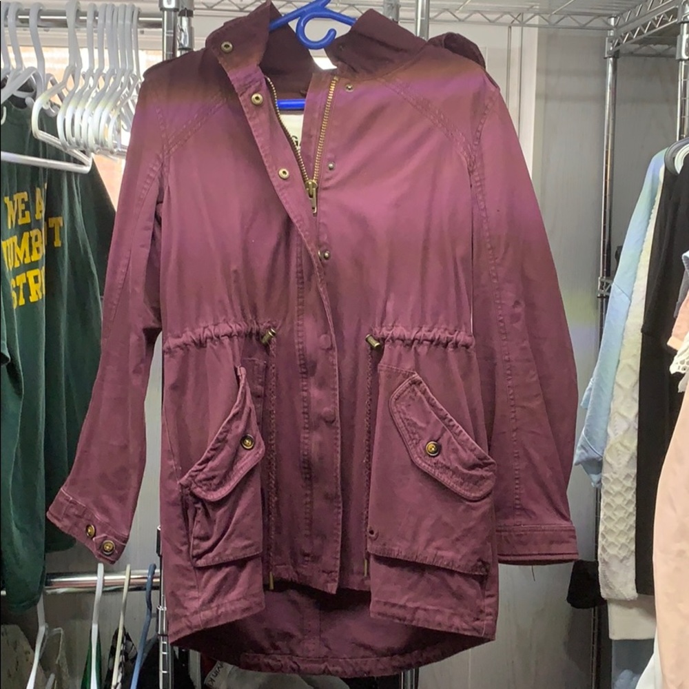 Burgundy Lightweight Jacket